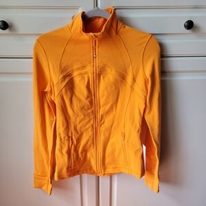 Lululemon Define Jacket *Luon Size 8- Tiger Orange